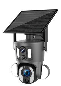 Con Người Tự Động Theo Dõi <span class=keywords><strong>Zoom</strong></span> Quang Học 10X Ống Nhòm Hai Ống Kính Không Dây 4G Năng Lượng Mặt Trời Máy Ảnh Với Thẻ SD Bộ Nhớ Và Đám Mây Chức Năng Lưu Trữ - Product Image 4