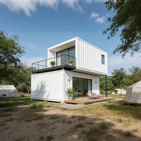 Cabane préfabriquée légère en acier isolée, en kit, pour chantier de construction, espace de repos individuel temporaire