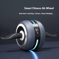 Machine de roue de rouleau de muscle abdominal de rebond automatique équipement de sport à domicile pour femmes hommes comptant la roue abdominale