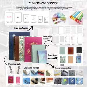 Juego de Cuadernos Personalizados Ecológicos de Lujo A5 con Impresión UV, Regalos Promocionales Novedosos, Diario con Bolígrafo para Negocios, Regreso a Clases - Product Image 4