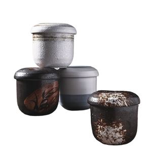 NEWELL-Cuenco de cerámica <span class=keywords><strong>con</strong></span> diseño de onda azul de 7oz <span class=keywords><strong>con</strong></span> tapa para sopas, fideos, postres y más estilo japonés - Product Image 1