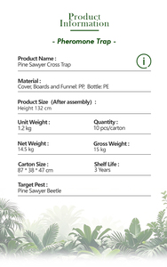 Japon Böceği Çapraz Tuzakları Adoretus Sinicus Çin Gül Böceği Tek Kullanımlık Çevre Dostu Feromonlu Yem Tuzak Plastik Tarım Kullanımı - Product Image 2