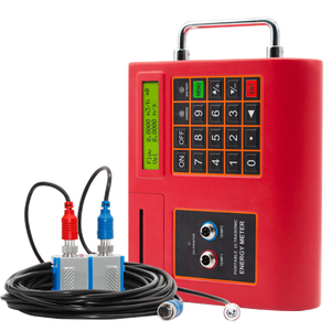Alat Ukur Aliran Ultrasonik Portabel dengan Penjepit |   Flowmeter Waktu Alir Non-Invasif Pengukuran Integral Akurasi +/-2% Rentang DN15-DN40 - Product Image 2