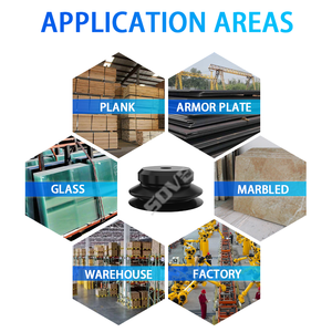 Manipulador SOVE Ventosa de vacío Neumática Industrial Grande Pesado Doble capa PB40 Boquilla de succión de silicona fuerte - Product Image 5
