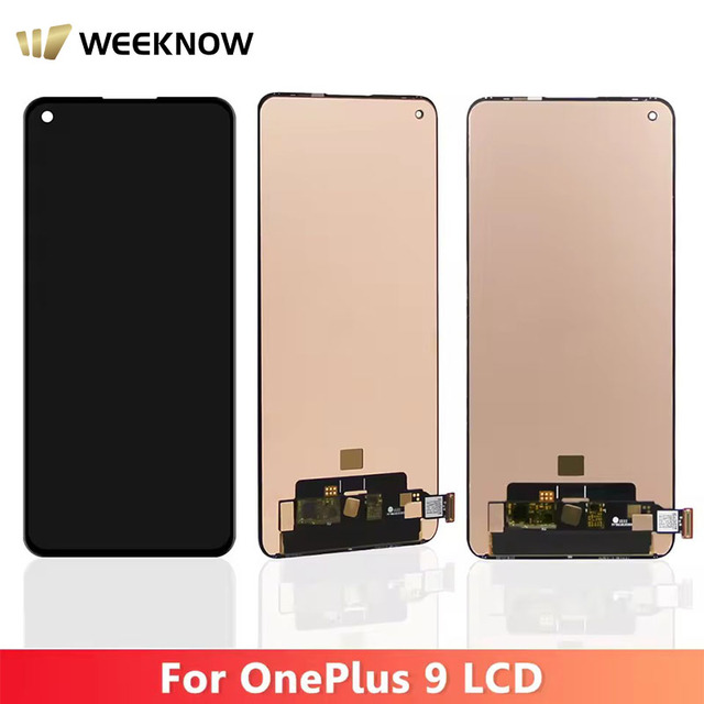 High Quality OLED & TFT Screen for OnePlus 9 LE2113, LE2111, LE2110 LCD Display Touch Screen Digitizer Assembly Replacement.
