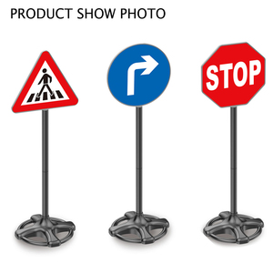 Giocattoli Educativi di Sicurezza Jacko, Segnali Stradali Giocattolo, Modello di Segnale <span class=keywords><strong>Stradale</strong></span> a Colonna Singola, Palo di Avvertimento - Product Image 4