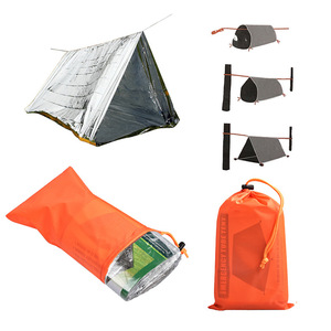 Sac de couchage d'urgence, tente de survie, marque <span class=keywords><strong>TMT</strong></span>, imperméable <1000 mm, nylon, ouverture automatique rapide, trois saisons, une chambre - Product Image 5