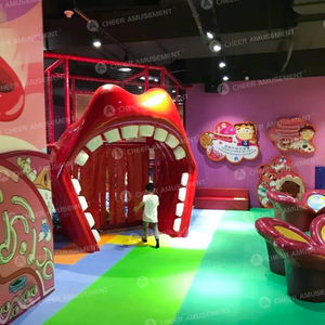 Chất Lượng Cao Trẻ Em Trong Nhà Công Viên Chủ Đề Mềm Chơi Mặt Đất Cổ Vũ Vui Chơi Giải Trí Của Thiết Bị Bằng Gỗ Cho Trung Tâm Mua Sắm Và Công Viên Giải Trí - Product Image 4