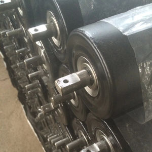 Ağır karbon çelik konveyör avara PPI silindirleri sabit bilyalı rulman 300-500kg yük kapasitesi yeni durum CE sertifikalı <span class=keywords><strong>3</strong></span> - Product Image 2