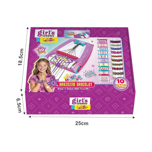 Machine à fabriquer des bracelets d'amitié pour enfants avec kit de tressage et fils colorés pour la création de bracelets d'amitié uniques - Product Image 6