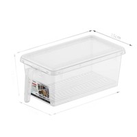 Boîte de conservation alimentaire drainable transfrontalière pour réfrigérateur domestique, panier de rangement transparent superposé pour fruits et légumes, frais