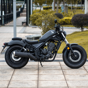 Vỏ bảo vệ trục bánh xe máy bằng nhôm anodic đen mờ cho REBEL CM300 - Product Image 4