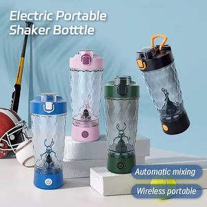 Bouteille <span class=keywords><strong>shaker</strong></span> électrique OEM sans BPA 650 ml, mixeur <span class=keywords><strong>blender</strong></span> sport et gym haute vitesse rechargeable USB pour la maison et la voiture - Product Image 4