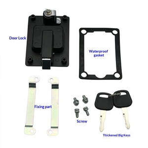 กุญแจล็อคประตูหลังรถสามล้อไฟฟ้าและรถยนต์ <span class=keywords><strong>Shunfeng</strong></span> พร้อมกุญแจ 2 ดอก (สีดำ) สำหรับใช้งานด่วน - Product Image 5