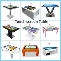 Table tactile intelligente de 55 pouces avec système Android, table basse interactive LCD