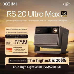 RS 20 Ultra Triple Laser 4K 5200 Lumens 120Hz Shift High <b>Projector</b> RS 20 Ultra Built-in <b>3D</b> Offers Immersive <b>3D</b> Viewing Exper - Product Image 2