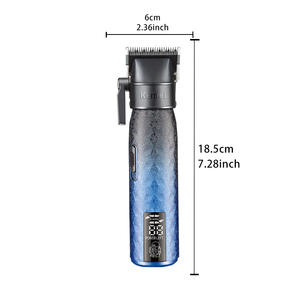 Cortadora de Pelo Eléctrica Kemei KM-8556 con Pantalla Digital y Batería Recargable de Iones de Litio para Uso en Salón - Product Image 2