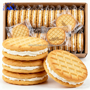 Премиум, наполняющая кремом, вафельное текстурное печенье, индивидуальная упаковка, идеальная Подарочная коробка, Подарочная вечеринка, наполненная печеньем - Product Image 1