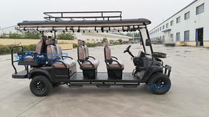 2025 4 ruedas 4 asiento ocio eléctrico carrito de golf, envío rápido, Popular barato turismo eléctrico carrito de golf para la venta - Product Image 4