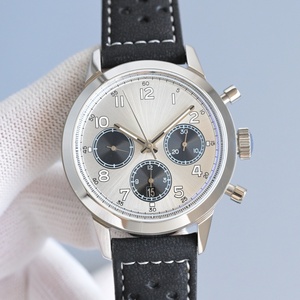 Reloj Mecánico de Alarma Simple, de Lujo, de Marca de Diseño, Unisex, para Negocios, de Acero Inoxidable de 42 mm, con Cristal de Zafiro Azul de 20 mm - Product Image 3