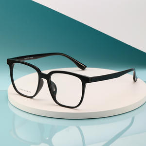 GTP J10009 Gafas ópticas cuadradas unisex con montura mediana, lentes AC, protección UV400, color té translúcido - Product Image 4