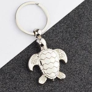 Promotion Porte-clés en métal 3D personnalisé avec logo sur mesure, tortue de mer vintage, porte-clés amusant, souvenirs, formes d'animaux, porte-clés de voiture - Product Image 3
