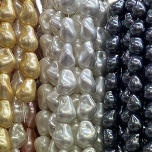 Perlas Barrocas de Concha de Color Blanco y Rosa de Alta Calidad al por Mayor de 10-16 mm para la Fabricación de Joyas con Perlas - Product Image 2