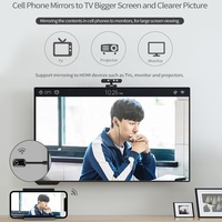 Mirascreen G9 Plus 2.4G/5G 4K Dongle HDMI sans fil H.265 Wifi Affichage sans fil Miroir Miracast Airplay DLNA Récepteur pour projecteur HDTV