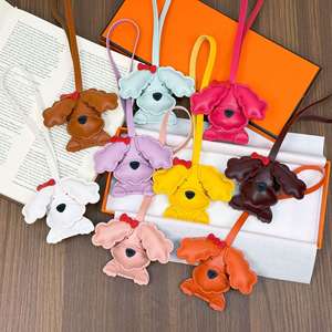Luxury Leather Horsel Keyring Animal Keychain Bag Charm Pendant Gift Sets for Women Bag Decoration With Gift <b>Box</b> - Product Image 4
