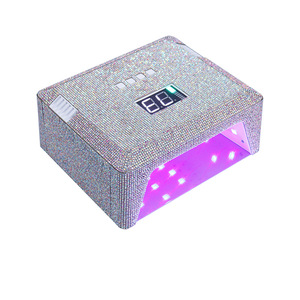 Sèche-ongles LED UV rechargeable, lampe à ongles en diamant et strass, machine portable pour le durcissement du vernis gel - Product Image 6