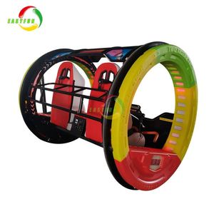 Coche giratorio con control remoto de 360 grados para exteriores con luces LED, equipo de atracciones para parques de diversiones, coche giratorio Happy 360 - Product Image 4