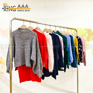 Suéteres de Lana Usados de Alta Calidad para Mujer, Marca PUYI, Grado Superior, Limpios, 90% Cardigans al por Mayor, Fardos de Ropa de Segunda Mano - Product Image 4