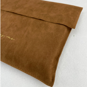 Bolsa de Terciopelo con Logotipo Personalizado, Bolsa de Ante Tipo Sobre, Bolsa Grande para Exhibición de Joyería, Bolsa de Regalo para Aretes y Collares - Product Image 4