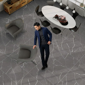 Retro Terrazzo 600x1200mm Glossy Carving Glazed Porcelain Floor And Wall Slab Tiles - Product Image 6