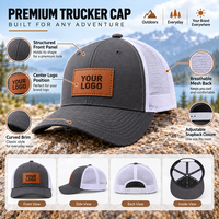 Casquette de camionneur Snapback en tissu maillé respirant pour les amateurs de plein air