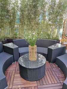 Suelos de Madera para Exteriores, Madera Maciza de Merbau, Teca, Ipe, Lapacho, <span class=keywords><strong>Castaño</strong></span> Kompass, Vearwood, Suelos de Madera para Jardín con Base de Plástico - Product Image 5