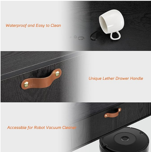 Meuble TV Flottant Moderne 65 Pouces, Console Murale en Bois, Meuble Multimédia, Étagère TV pour <span class=keywords><strong>Chambre</strong></span>, Atelier, Salon - Product Image 4