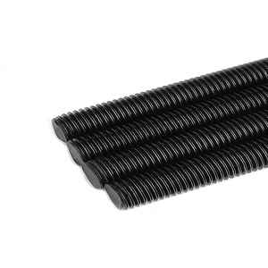 Barra Filettata <span class=keywords><strong>DIN</strong></span> <span class=keywords><strong>975</strong></span> Classe 8.8 Nera M6-M30 3m/1m in Acciaio al Carbonio Completamente Filettata Industriale ad Alta Resistenza Resistente alla Corrosione - Product Image 4