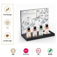 Support de présentation de table personnalisé pour cosmétiques, idéal pour la présentation en magasin de produits de beauté