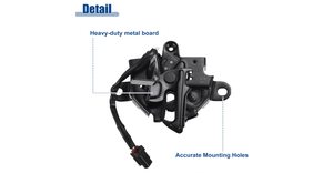 Nouveau Verrou de Capot de Voiture pour RX350 2016-2022 OE 5351048250/535100E130 - Lot de 1 Noir - Product Image 4