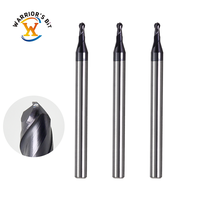 Fraise à queue sphérique Warrior's Bit HRC65 à 2 dents en carbure de tungstène AlTiN pour usinage CNC de haute précision à grande vitesse ODM/OEM