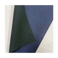 Feuilles de cuir de grain de peau de vache PU rouge/noir lasérisables avec adhésif, 12x18 "/12x24" pour gravure laser, découpe et conception personnalisée