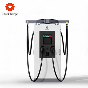 Starcharge Jupiter V5 EVSE V5.0 CE CCS2+GBT 60kW 120kW IP55 Prise en charge OMC Chargeur EV DC OCPP 1.6 à 2.0.1 Station de recharge publique - Product Image 1