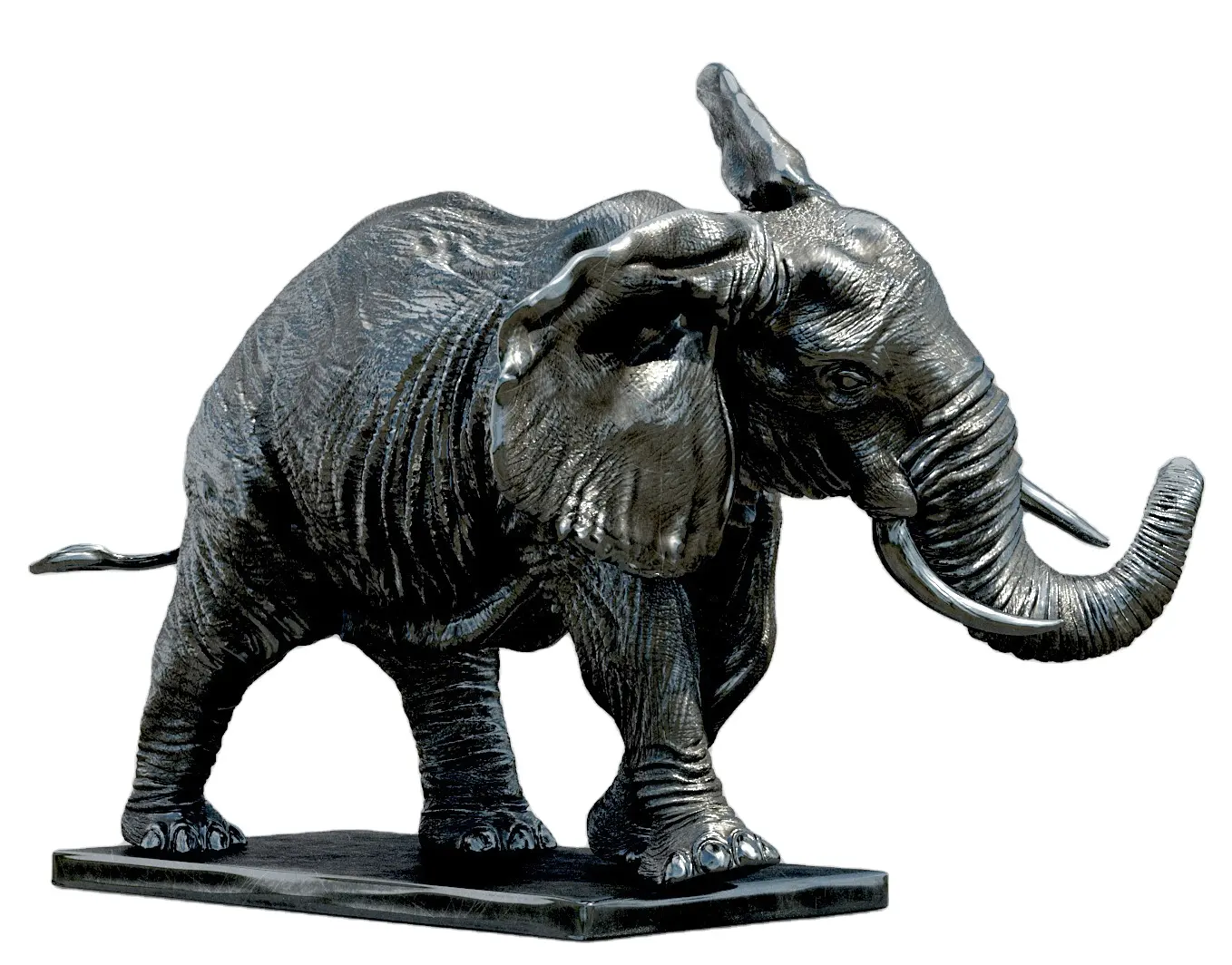 Polyresin 3D Elephant Statue