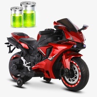 Moto électrique cross pour enfants de 2 à 7 ans, grande taille, en plastique, à roulettes