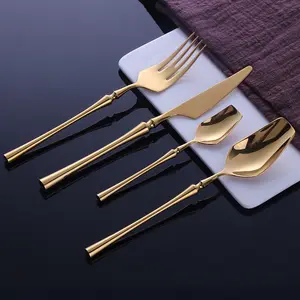 Hotel flatware sets cubiertos hotelero de acero inoxidable table spoon and fork hotel utensils