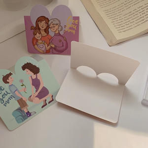 Cartes d'anniversaire pour enfants en carton, impression quadricolore, style Ins, vente en gros, cadeaux pour la fête des mères, la Saint-Valentin, <span class=keywords><strong>les</strong></span> fêtes - Product Image 3