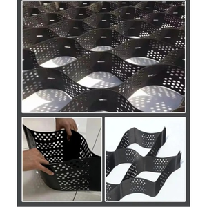 Géocellule 3D <span class=keywords><strong>en</strong></span> PEHD alvéolée pour stabilisation des sols, hauteur 100 mm, pour la protection des pentes et le contrôle <span class=keywords><strong>de</strong></span> l'érosion des sous-drivages routiers - Product Image 4