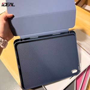 IDEAL Factory Wholesale New Skin Feeling Back Sticker Pen Slot Tpu+Pu Tablet for <span class=keywords><strong>Ipad</strong></span> 10.2" 11"  12.9" Multifunction Foldable - Product Image 6