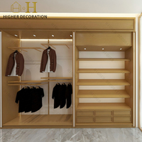 Armoire de présentation de vêtements pour hommes, murale, pour chemises et pantalons, pour boutique de vêtements